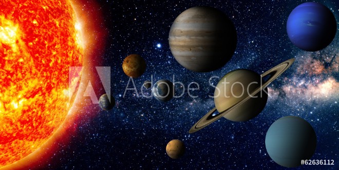 Bild på Solar system